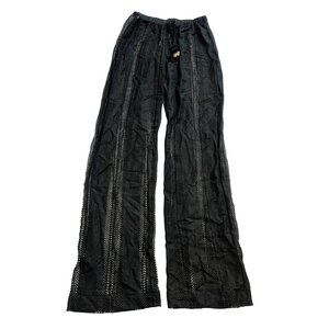 MOEVA Cover-Up Mesh Pants in Black